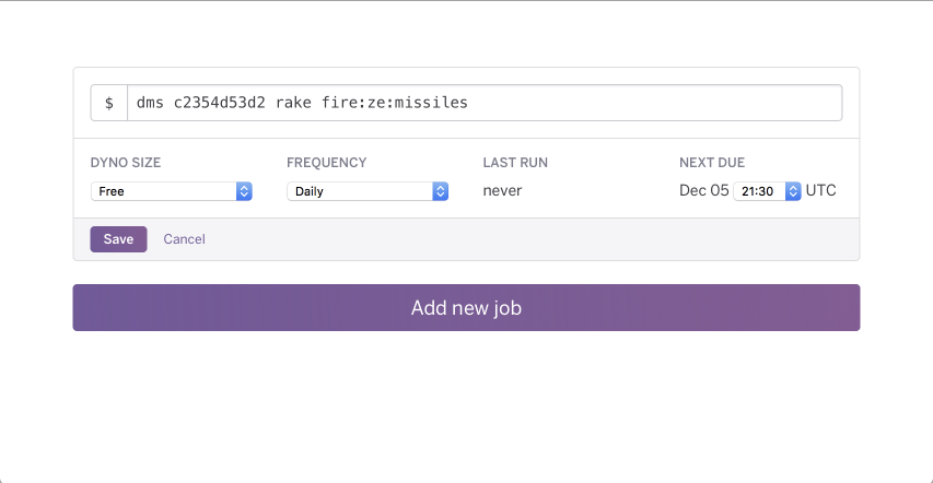 Monitoring Heroku Scheduler job with Field Agent